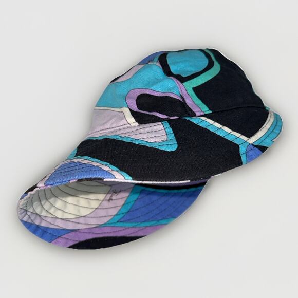 Emilio Pucci Cotton Print Sun Hat Made in Italy Poolside Resort Style main image 5